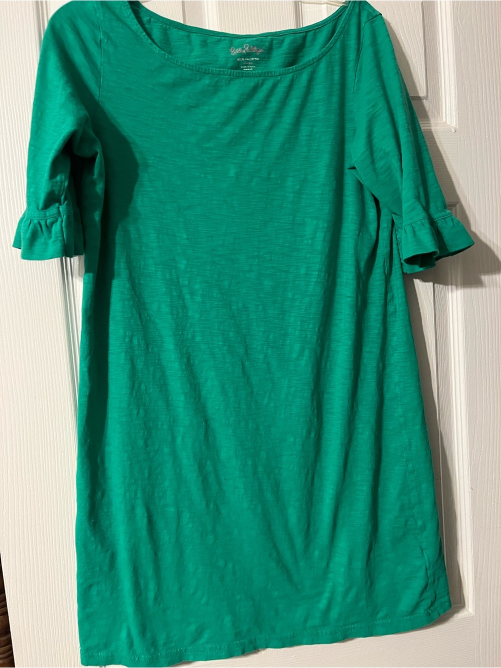 Green short Sleeve Women's Dress lily Pulitzer large